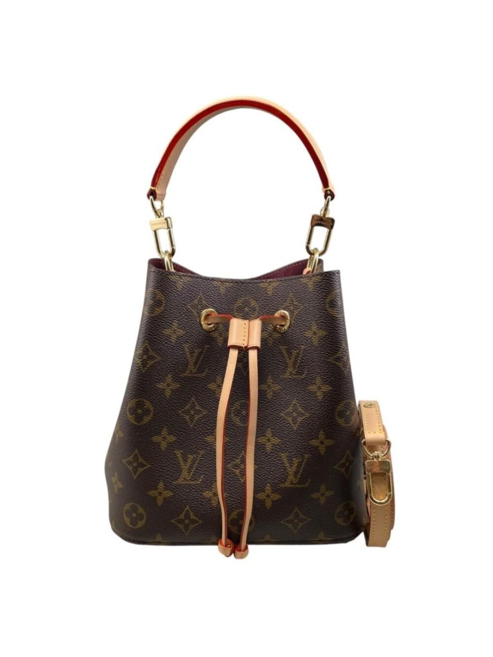 Louis Vuitton Shoulder Bag Neo Noe BB Monogram Logo Brown Beige